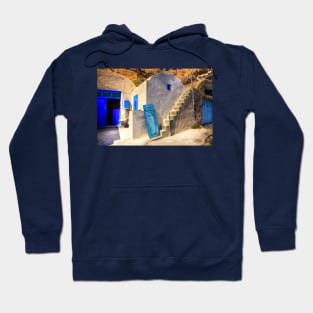 Santorini Blue Doors Hoodie